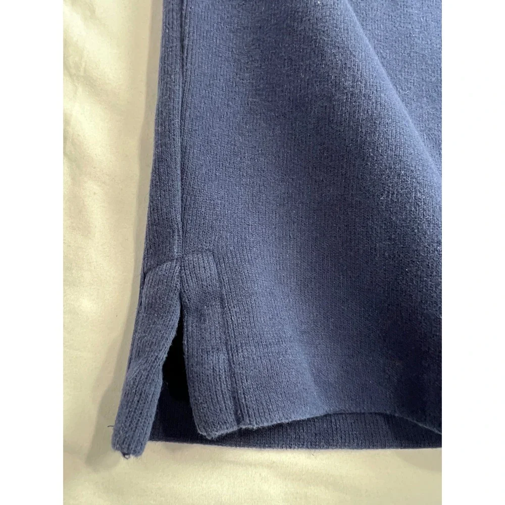 Polo Ralph Lauren Mens‎ XXL Navy 1/4 Zip Cotton Pullover Sweater Mock Neck E13